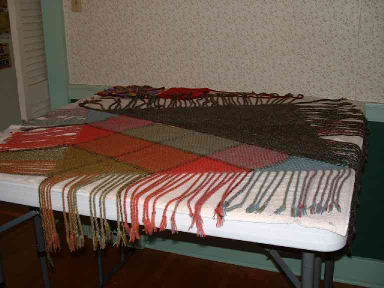 Lay out the Shawl